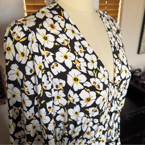 NWT Hale Bob Daeja floral print jersey dress XL - Picture 5 of 14